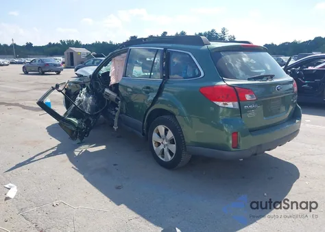 2013 Subaru Outback 2.5I from USA, damaged, VIN 4S4BRBAC4D3201712